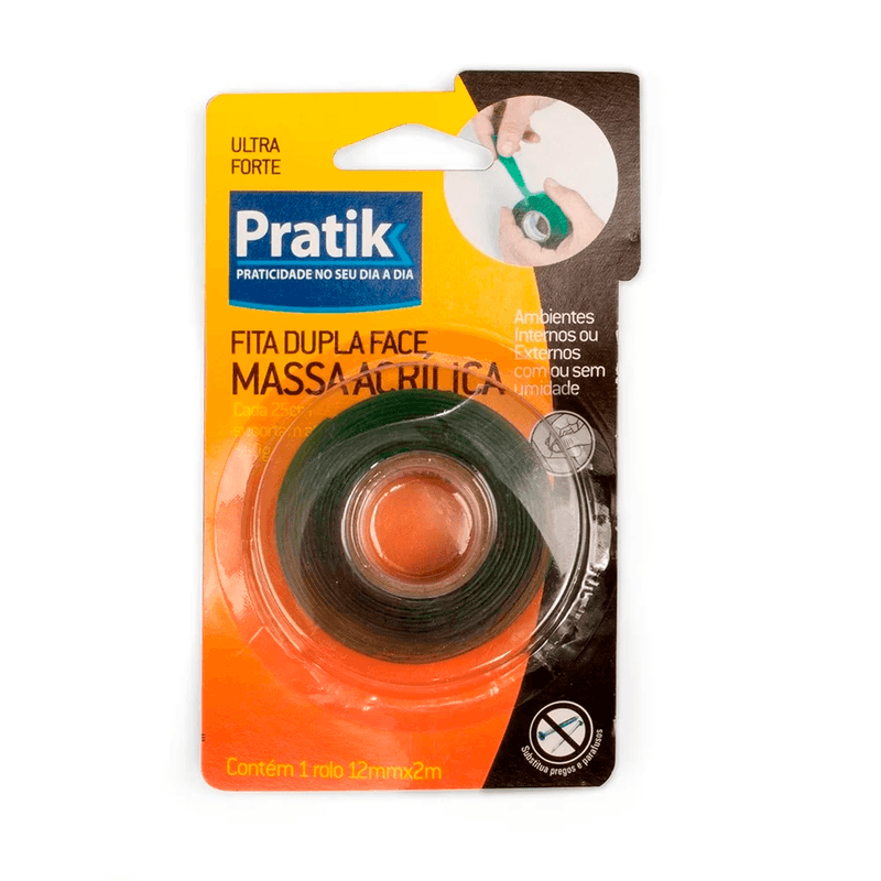 FitaDuplaFace12mmx2mVerdePRATIK