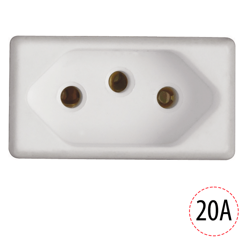ModuloTomada2PT20A250VBranco–TRAMONTINA