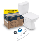 KitBaciacomCaixaAcopladaBrancaLirio36LeAssentoAcessoriosparaInstalacao–FIORI