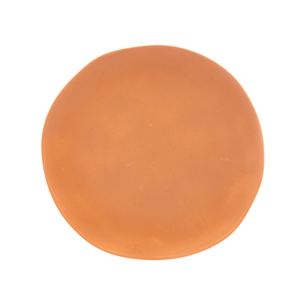 Prato raso em fibra de Pinho e PP Pine Wolff 27cm terracota