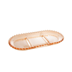 PetisqueiradeCristalcom3DivisoesOvalPearlAmbar30x15cmWOLFF