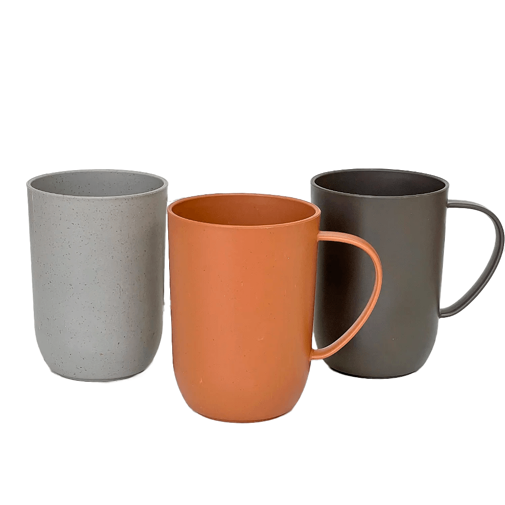 Caneca Em Fibra De Pinho E Pp Pine Sortido 400Ml - Wolff