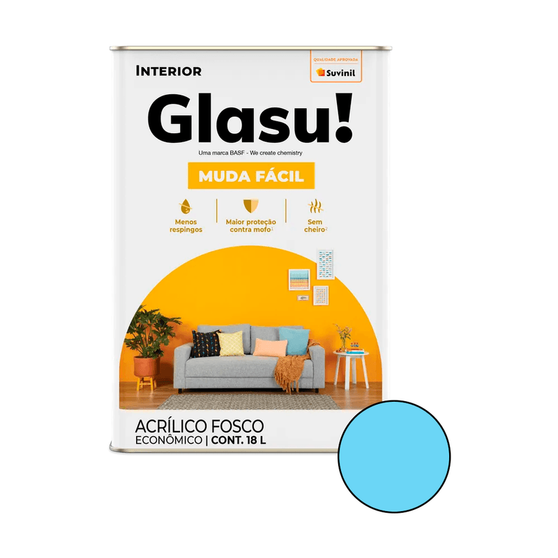 TintaGlasuritAcrilicoEconomicoHarmoniaFosco18LSUVINIL