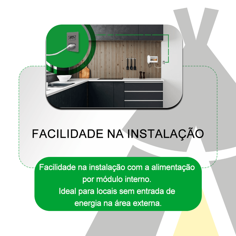 KitVideoPorteirocomMonofoneIV1070HSINTELBRAS