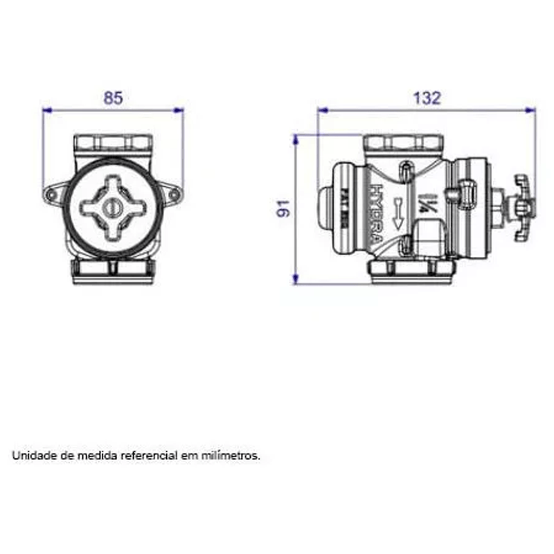 BaseparaValvuladeDescargaHydraMax114HYDRA