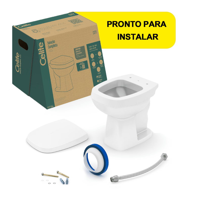 KitBaciaConvencionaleAssentoAcessoriosparaInstalacaoCityBrancoCELITE