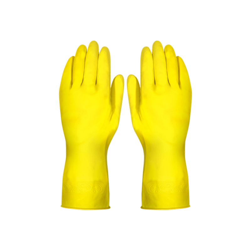 LuvaLatex11cmLisaAmarelaPLASTCOR