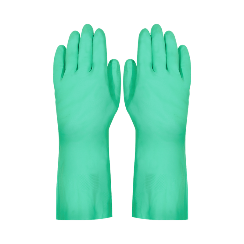 LuvaNitrilica9cmNitritex80VerdePLASTCOR