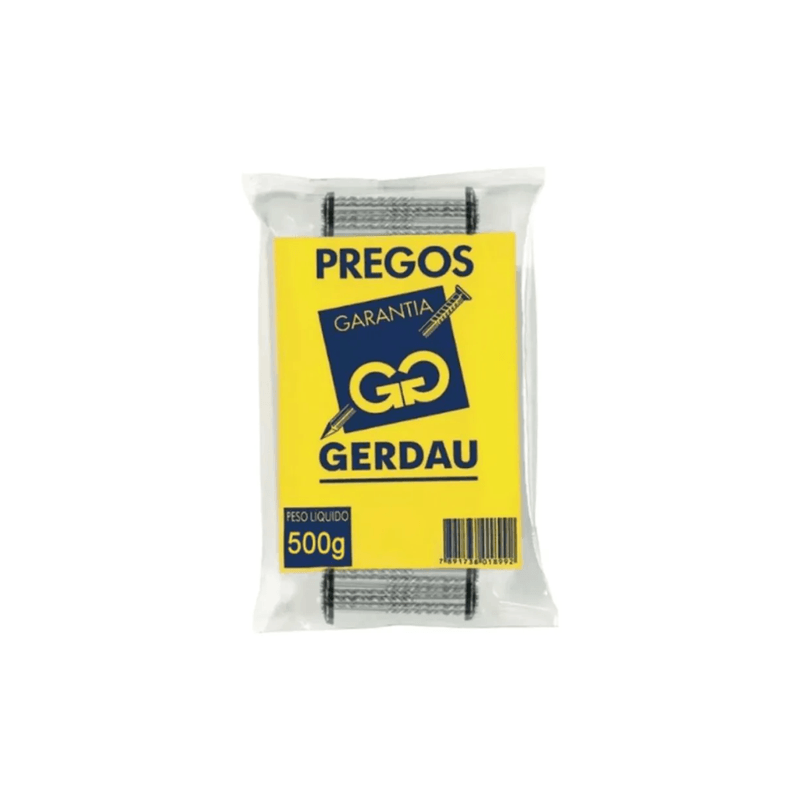 PregoTelheiroGalvanizado18x27500gGERDAU