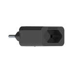 PlugProtetorContraSurto2P20APretoQUALITRONIX