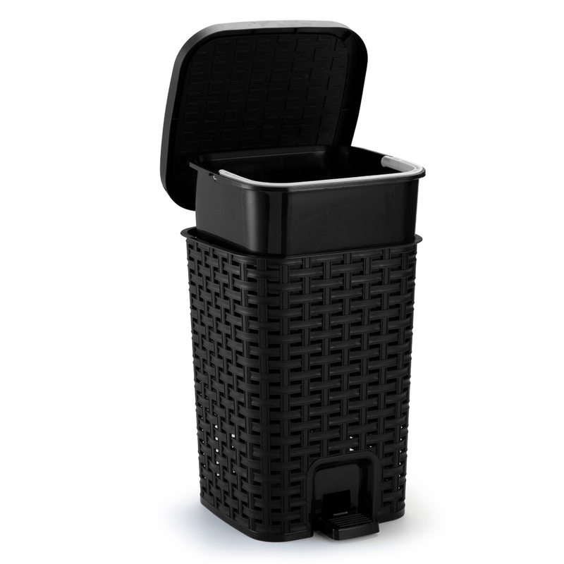 LixeiracomPedal15LComCestoPretaMONTELIBANO