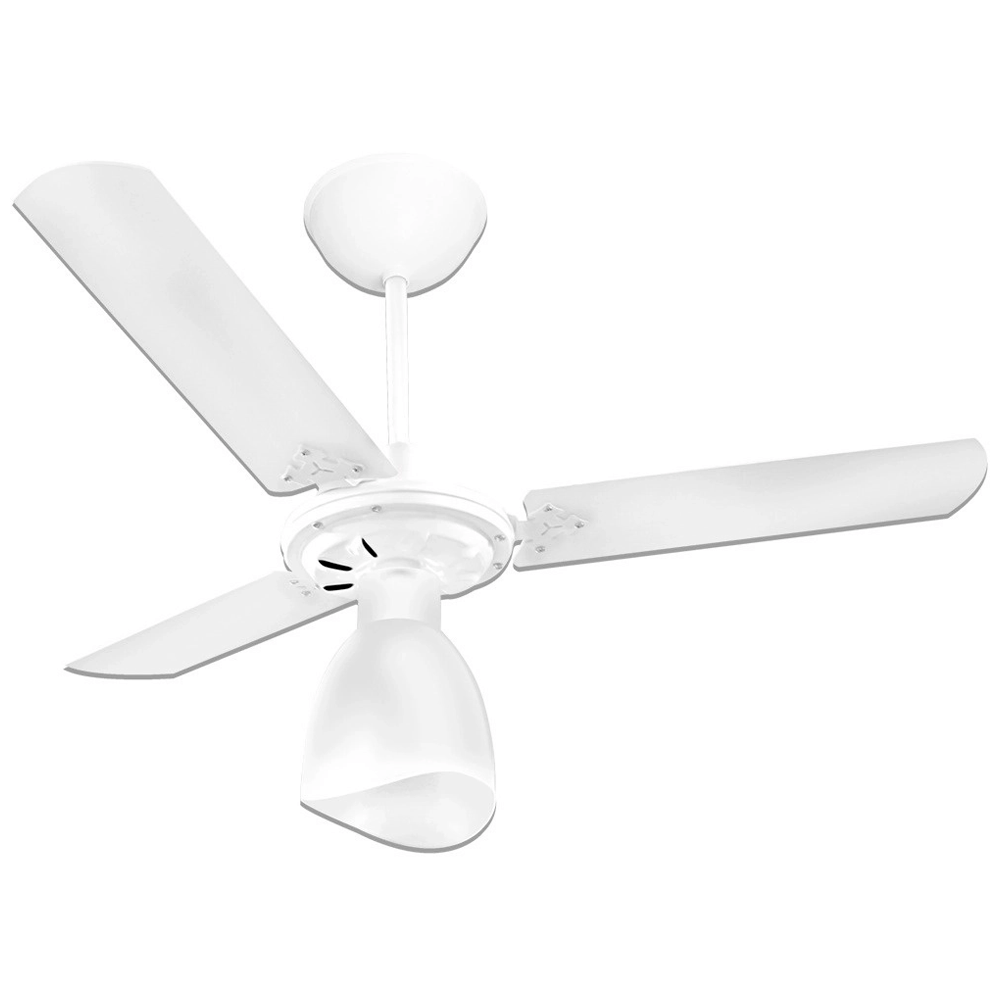 Ventilador De Teto Venti-delta Delta Light Com 3 Pás Branco 127v