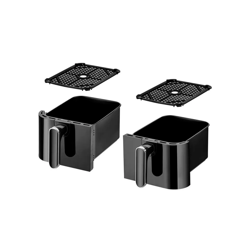 FritadeiraEletricaAirFryer8Litroscom2Gavetas127V1800WPretaGO219MULTILASER