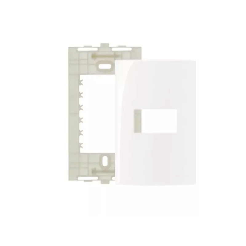 Placa4x21PostoHorizontaiscomSuporteBrancoSleekMARGIRIUS