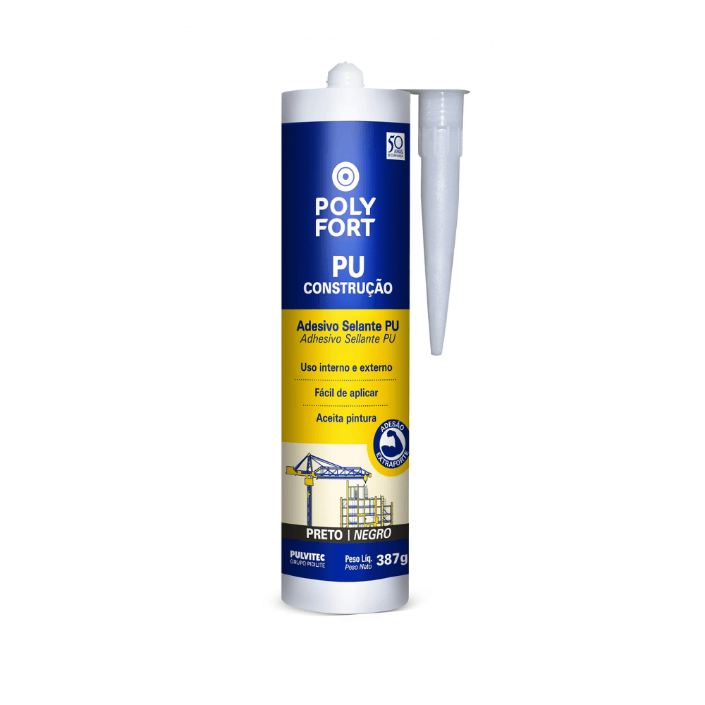 Selante PU30 Polyfort Preto - PULVITEC