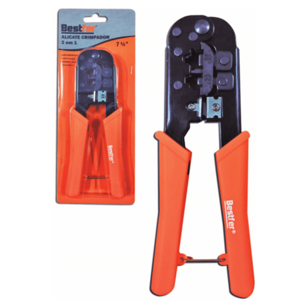 Alicate Crimpador RJ45 - BESTFER