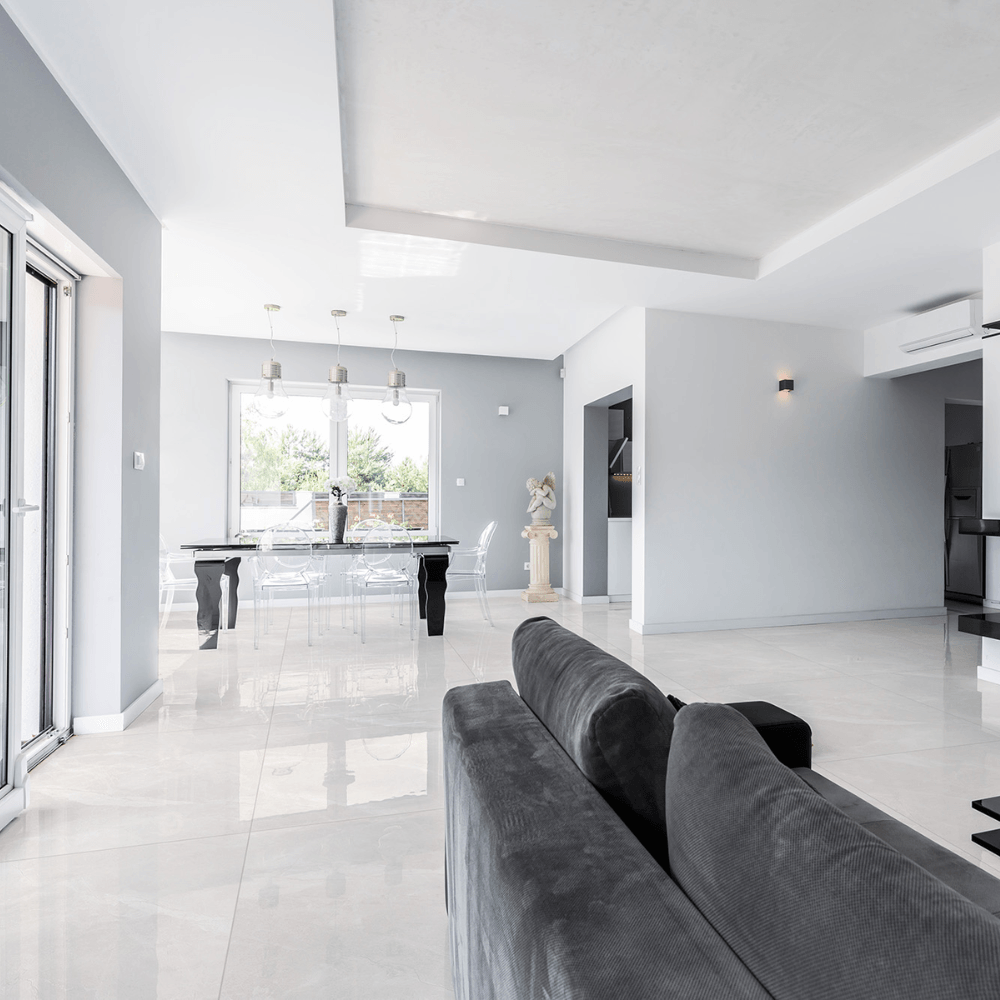 Porcelanato 84x84 Fuji Off White Polido 2.80m² - DELTA