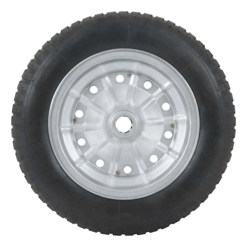 Roda com Rolamento, Pneu e Câmara para Carrinho de Mão 3.25-8 – METALOSA