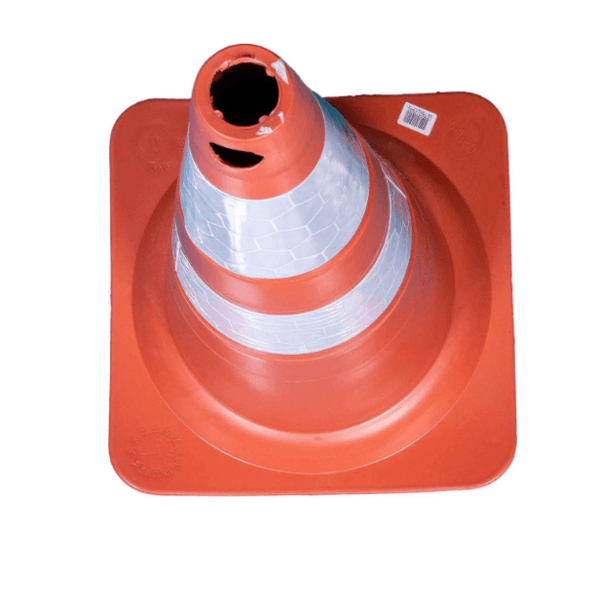 Cone de Segurança Rígido 75 cm com Faixa Refletiva – PLASTCOR - Cacique ...