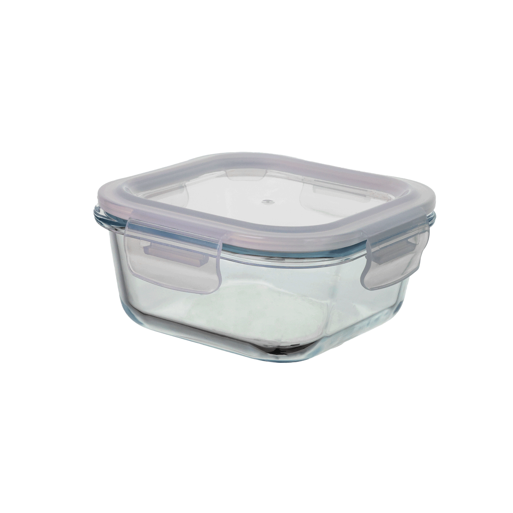 Pote Hermético Vidro Quadrado Borossilicato 520ml – YAZI