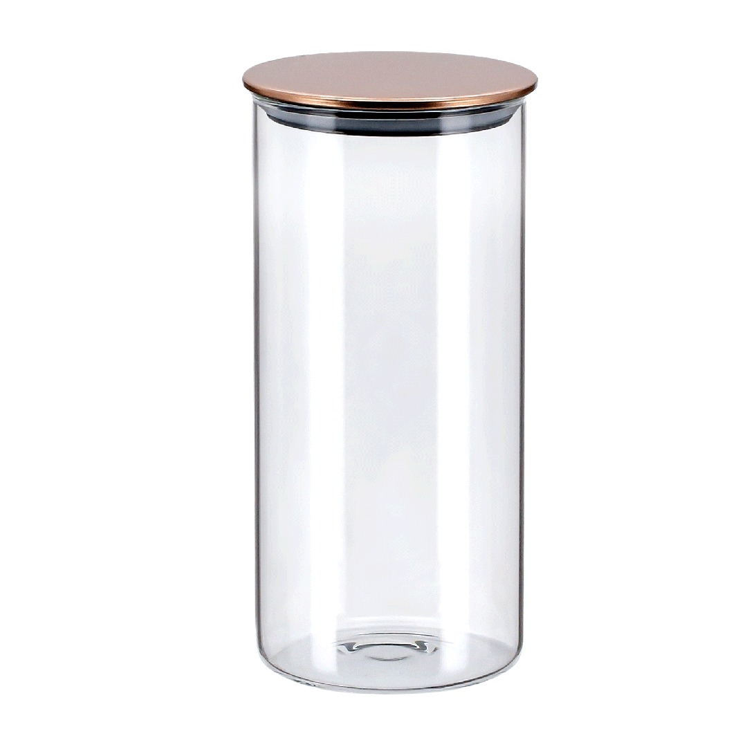 POTE HERMETICO VIDRO TAMPA INOX 1,4L YANGZI